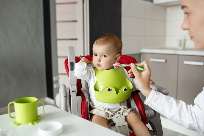 Preparando comida para bebés